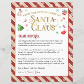 Kerstbrief van Sinterklaas gepersonaliseerd (Voorkant)