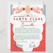 Kerstbrief van Sinterklaas Goede Lijst Certificaat (Voorkant)