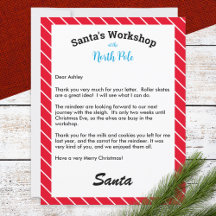 Kerstbrief van Sinterklaas Persoonlijke Sjabloon