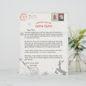 Kerstbrief voor kinderen Schattige en grappig (Staand voorkant)