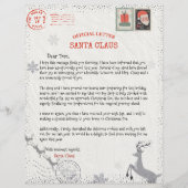 Kerstbrief voor kinderen Schattige en grappig (Voorkant)