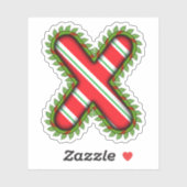 Kerstbrief X Sticker (Vel)