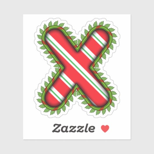 Kerstbrief X Sticker (Vel)