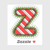 Kerstbrief Z Sticker (Vel)