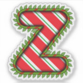 Kerstbrief Z Sticker (Voorkant)