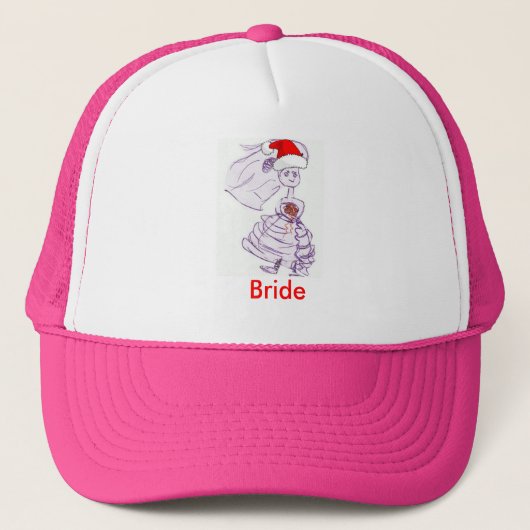 kerstbriefje trucker pet (Voorkant)