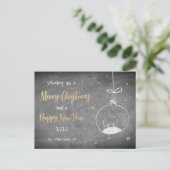 kerstBriefkaart Aankondigingskaart (Staand voorkant)
