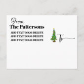 kerstBriefkaart Briefkaart (Achterkant)