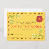 kerstbriefkaart briefkaart (Voorkant / Achterkant)