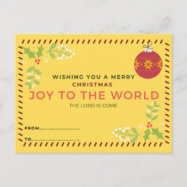 kerstbriefkaart briefkaart