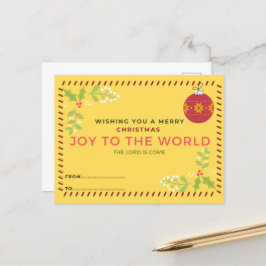 kerstbriefkaart briefkaart