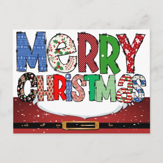 kerstBriefkaart Briefkaart (Voorkant)