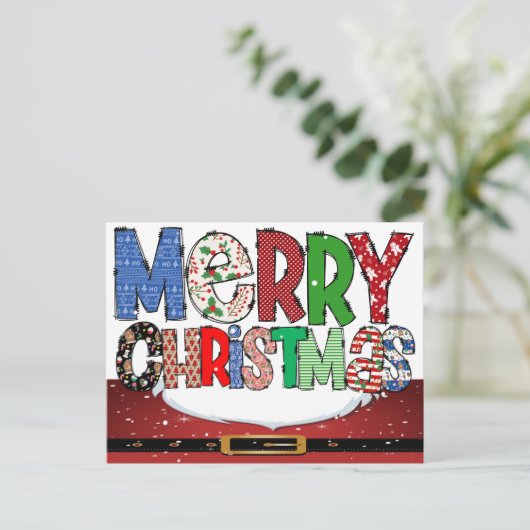 kerstBriefkaart Briefkaart (Staand voorkant)