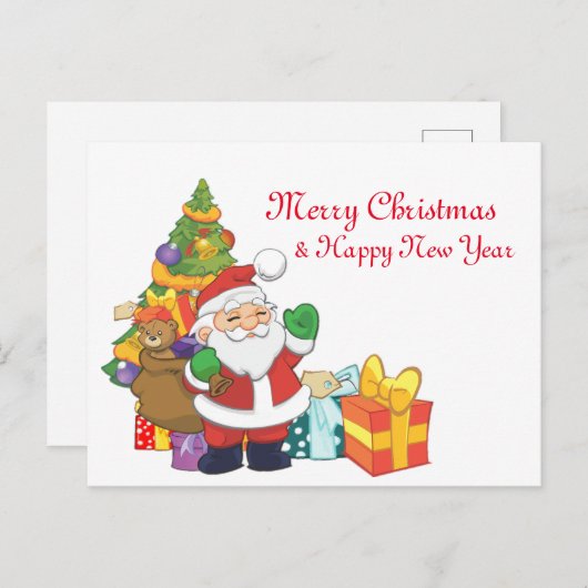 kerstBriefkaart Briefkaart (Voorkant / Achterkant)