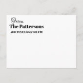 kerstBriefkaart Briefkaart (Achterkant)