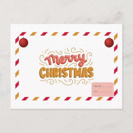 kerstbriefkaart briefkaart (Voorkant)