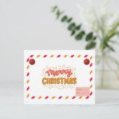 kerstbriefkaart briefkaart (Staand voorkant)