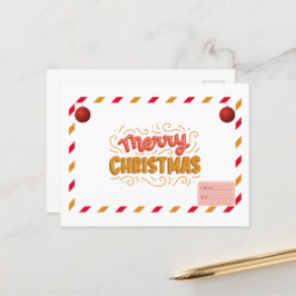 kerstbriefkaart briefkaart