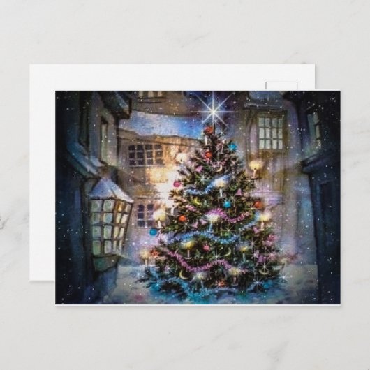 kerstBriefkaart Briefkaart (Voorkant / Achterkant)