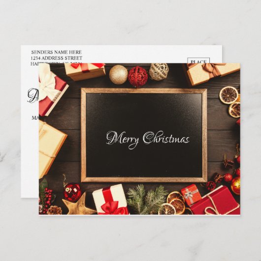 kerstBriefkaart Briefkaart (Voorkant / Achterkant)