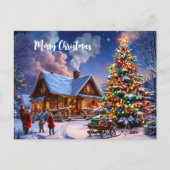 kerstbriefkaart briefkaart (Voorkant)