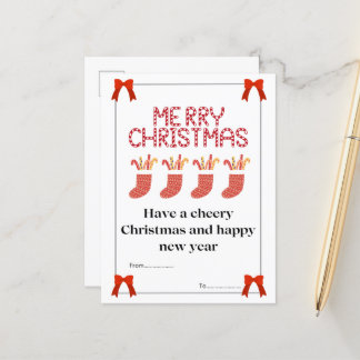 kerstbriefkaart briefkaart