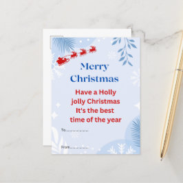 kerstbriefkaart briefkaart