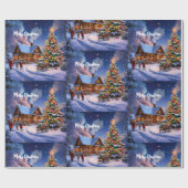 kerstbriefkaart cadeaupapier (Vlak)