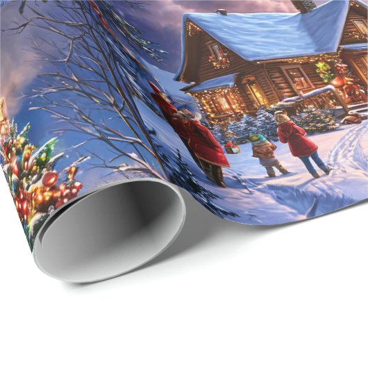 kerstbriefkaart cadeaupapier (Rol Hoek)