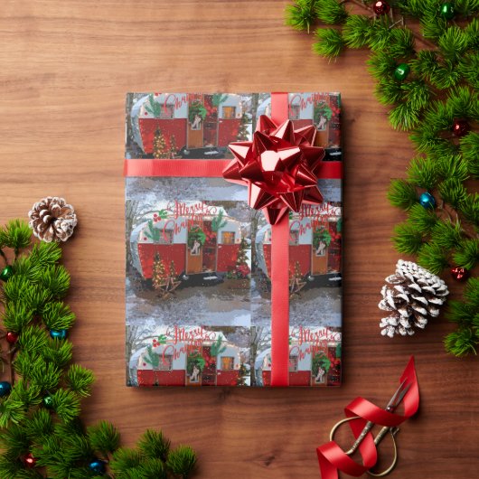 kerstBriefkaart Cadeaupapier (Feestdagen Geschenken)