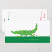 Kerstbriefkaart Feestdagenkaart (Voorkant / Achterkant)