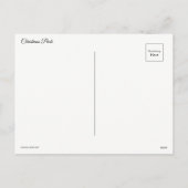 kerstBriefkaart Feestdagenkaart (Achterkant)