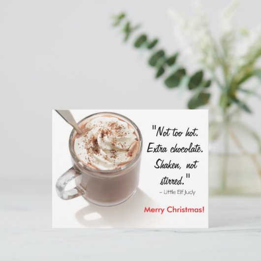 kerstBriefkaart Feestdagenkaart (Staand voorkant)