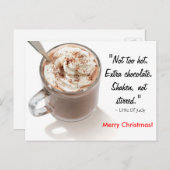 kerstBriefkaart Feestdagenkaart (Voorkant / Achterkant)