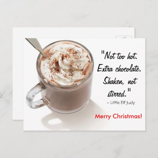 kerstBriefkaart Feestdagenkaart (Voorkant / Achterkant)