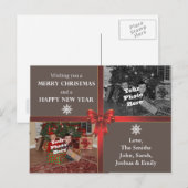 kerstBriefkaart Feestdagenkaart (Voorkant / Achterkant)