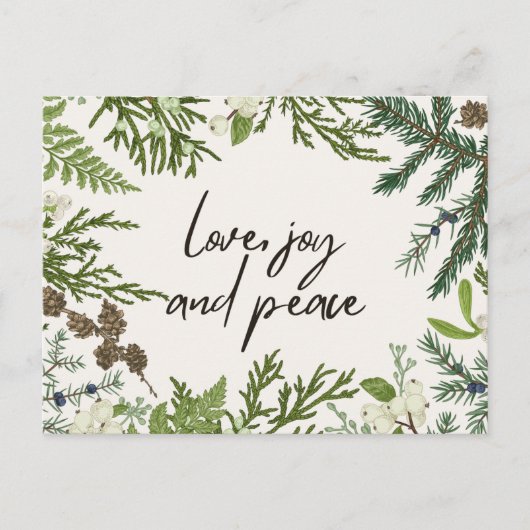 kerstBriefkaart Feestdagenkaart (Voorkant)