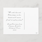 kerstBriefkaart Feestdagenkaart (Achterkant)