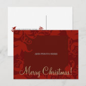 kerstBriefkaart Feestdagenkaart (Voorkant / Achterkant)
