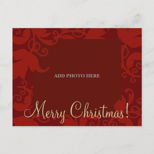 kerstBriefkaart Feestdagenkaart (Voorkant)