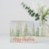 kerstbriefkaart feestdagenkaart (Staand voorkant)