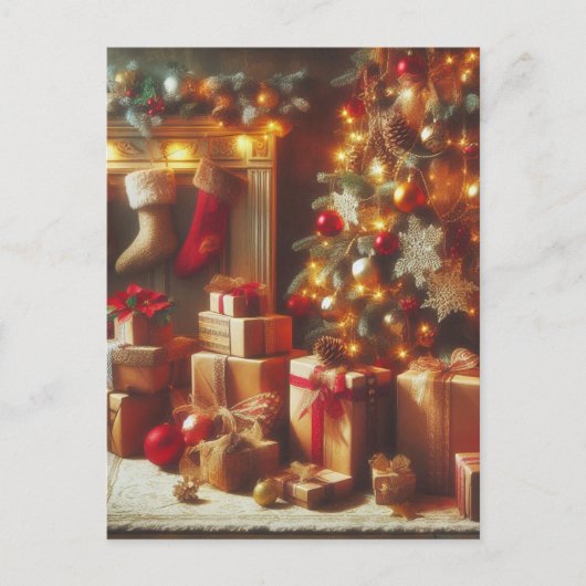 kerstBriefkaart Feestdagenkaart (Voorkant)
