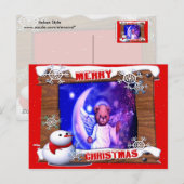 kerstBriefkaart Feestdagenkaart (Voorkant / Achterkant)