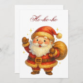 kerstbriefkaart kaart (Voorkant / Achterkant)