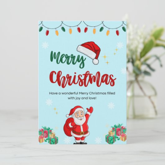  kerstBriefkaart Kaart (Staand voorkant)