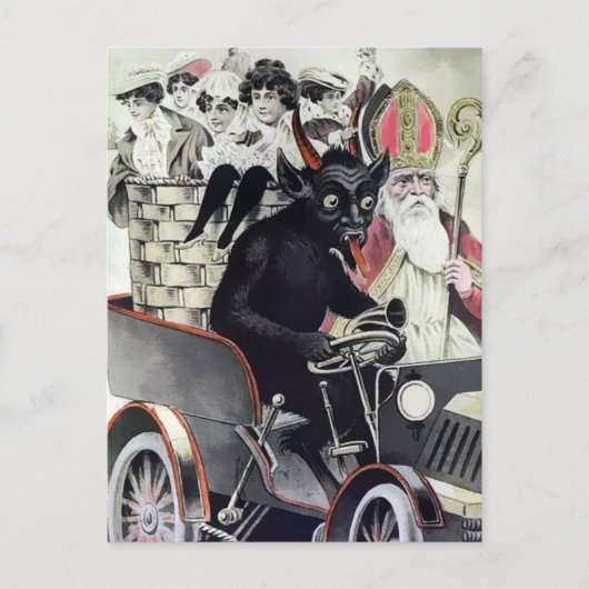  kerstBriefkaart Krampus Briefkaart (Voorkant)