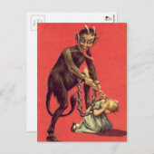  kerstBriefkaart Krampus Briefkaart (Voorkant / Achterkant)