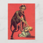  kerstBriefkaart Krampus Briefkaart (Voorkant)
