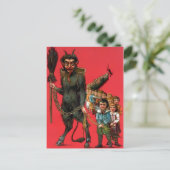  kerstBriefkaart Krampus Briefkaart (Staand voorkant)