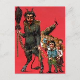 kerstBriefkaart Krampus Briefkaart